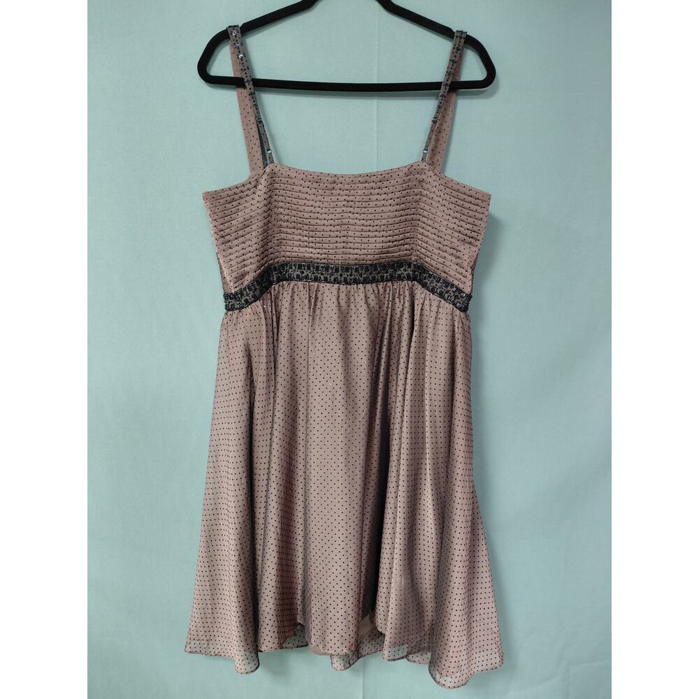 ADRIANNA PAPELL BOUTIQUE Pink A-Line Short Dress Women Size 14 - Picture 3 of 12